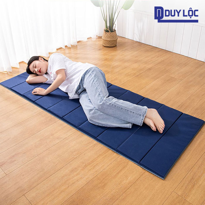 Nệm đơn 1 người nằm - Đệm ngủ văn phòng - Nệm du lịch gấp gọn cho sinh ...